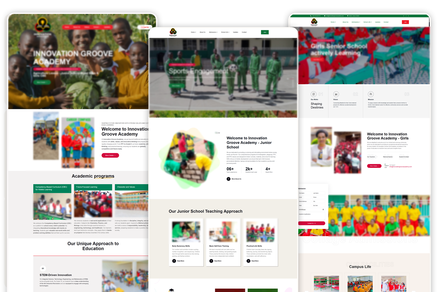 Educational  Website & Systems
