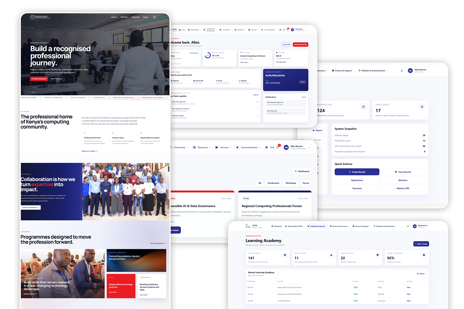 Institutional Website & Systems