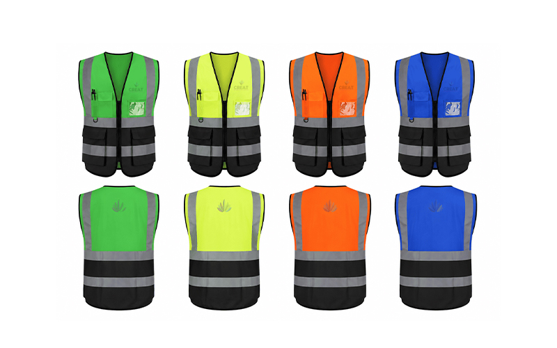 Two-Tone Surveyor Reflective Safety Vest