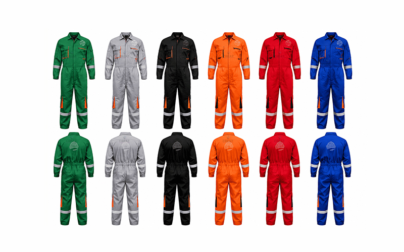 Professional Multi-Pocket Reflective Coverall