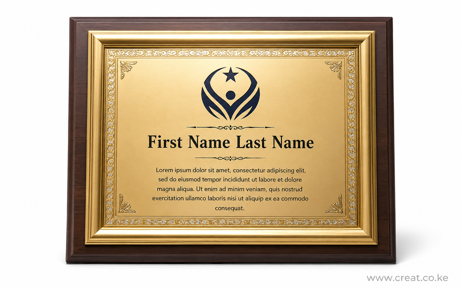 Premium A3 Executive Award Plaque
