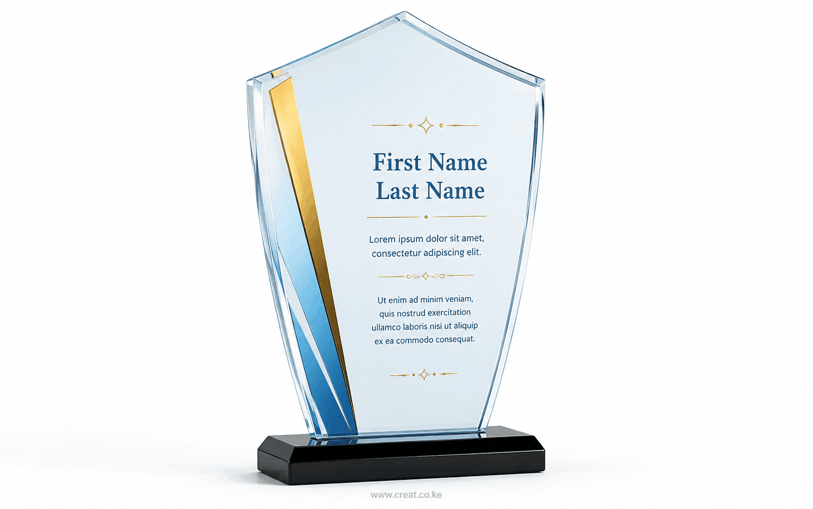 Award for Engraving and UV Printing 