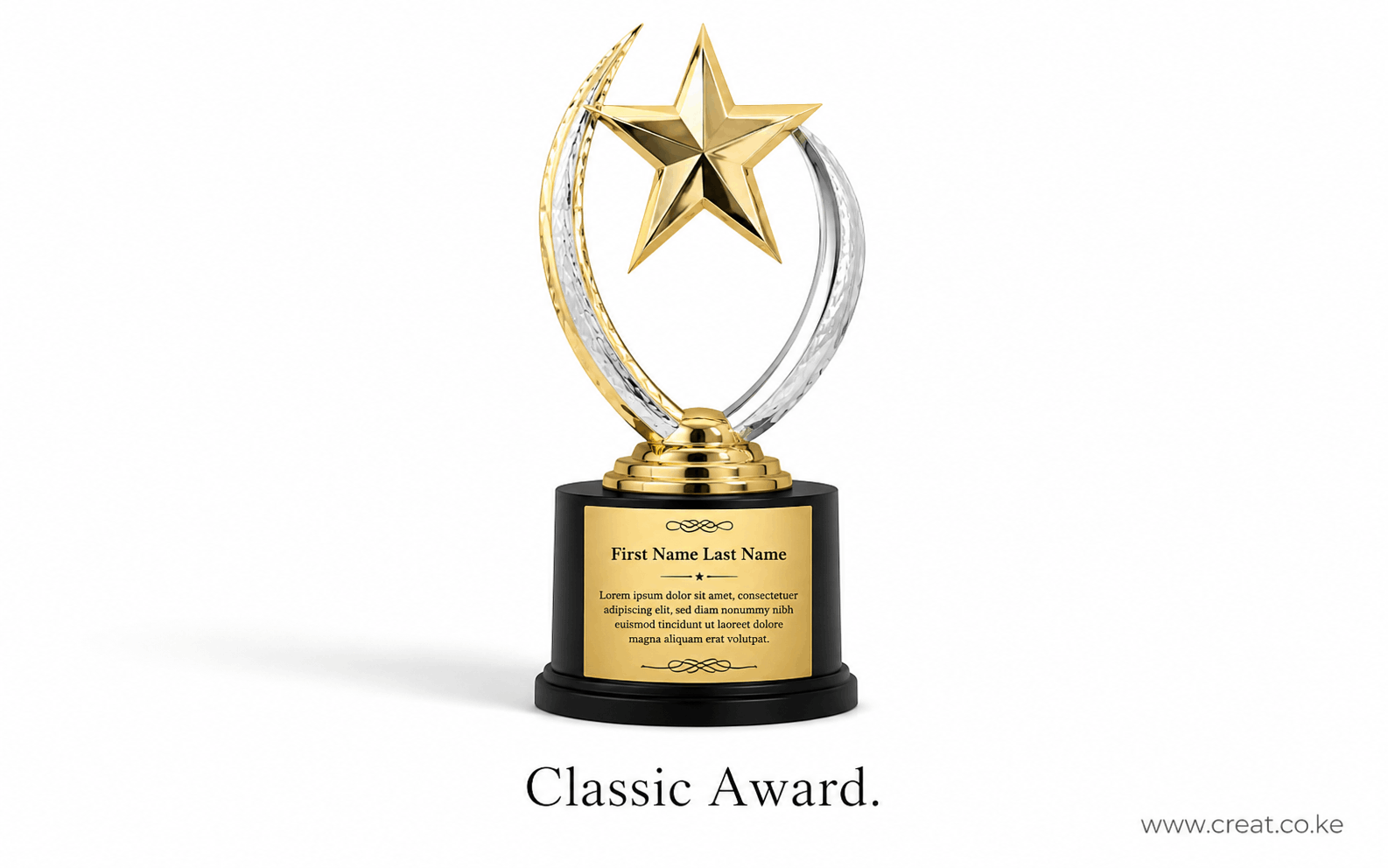 Classic Gold, Silver or Bronze Award 