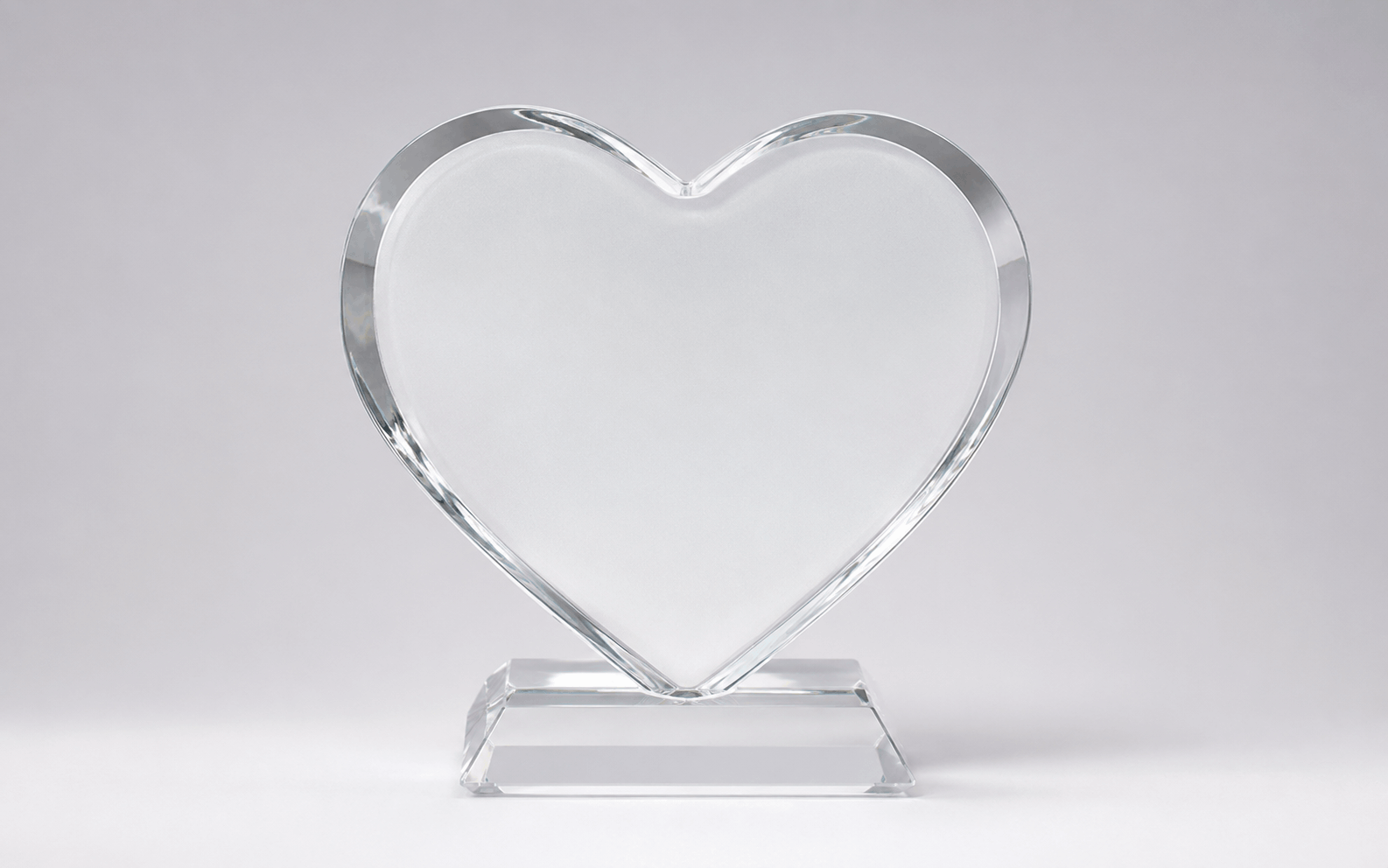 Heart-Shaped Love Award with UV Printing 