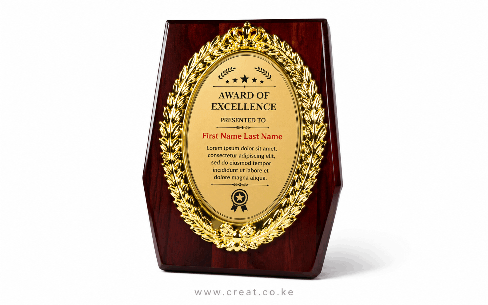 New Premium Wooden Custom Award