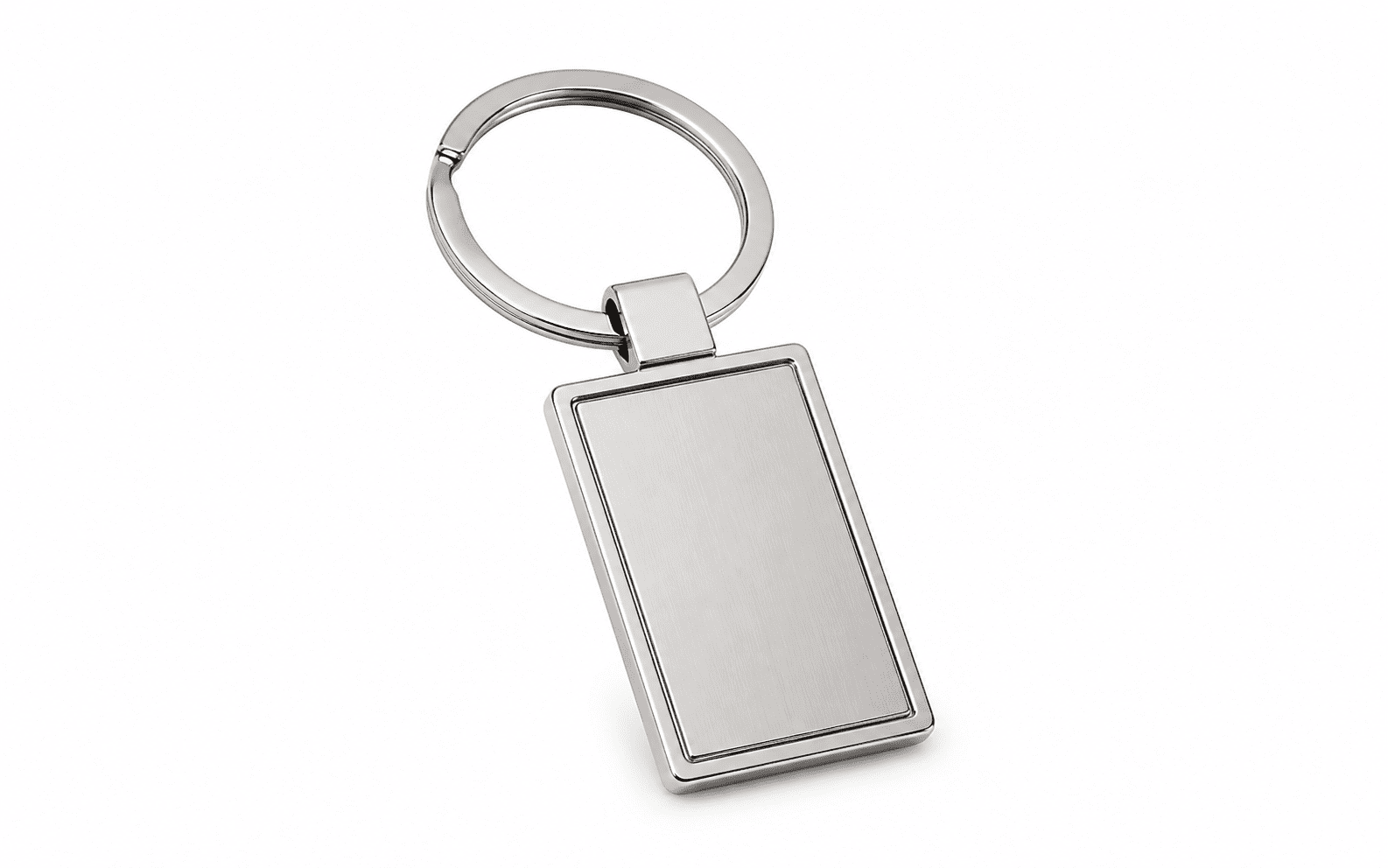 Square Metal Keyholder, 3.5 × 2 cm