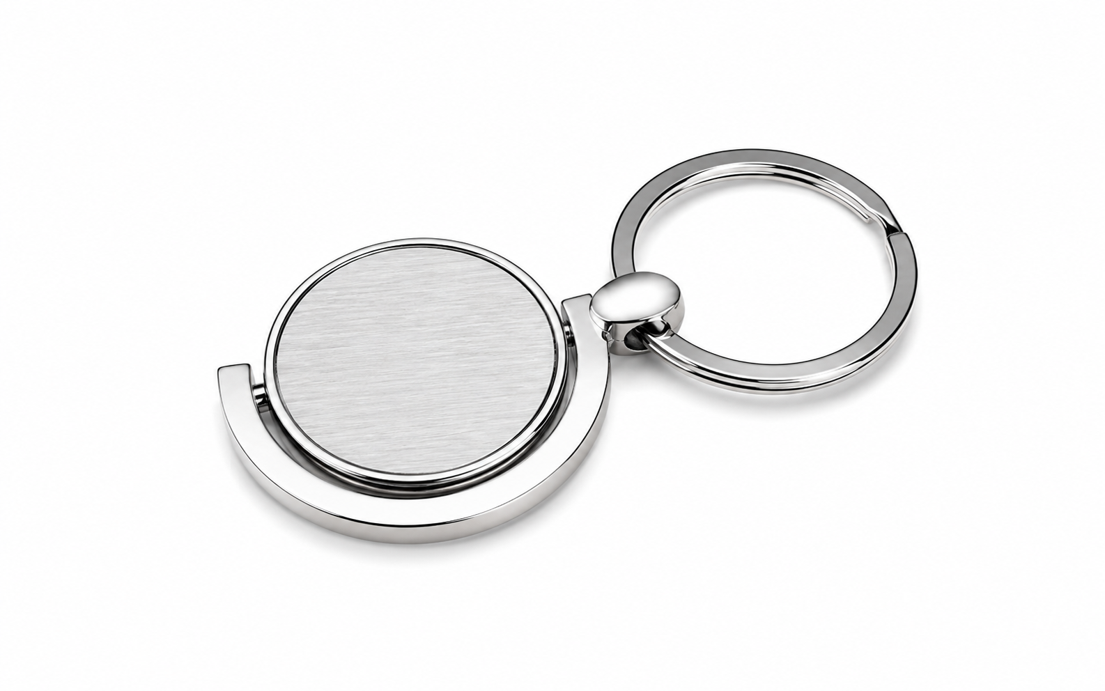Double-Sided Half-Circle Metallic Keyholder 