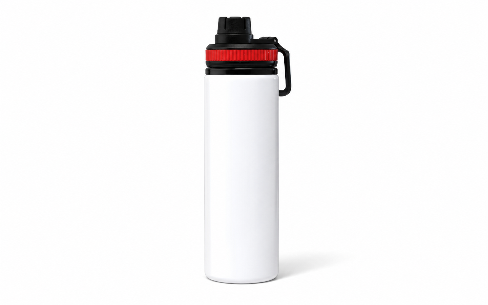 Small-Ring Aluminium Water Bottle, 750 ml 