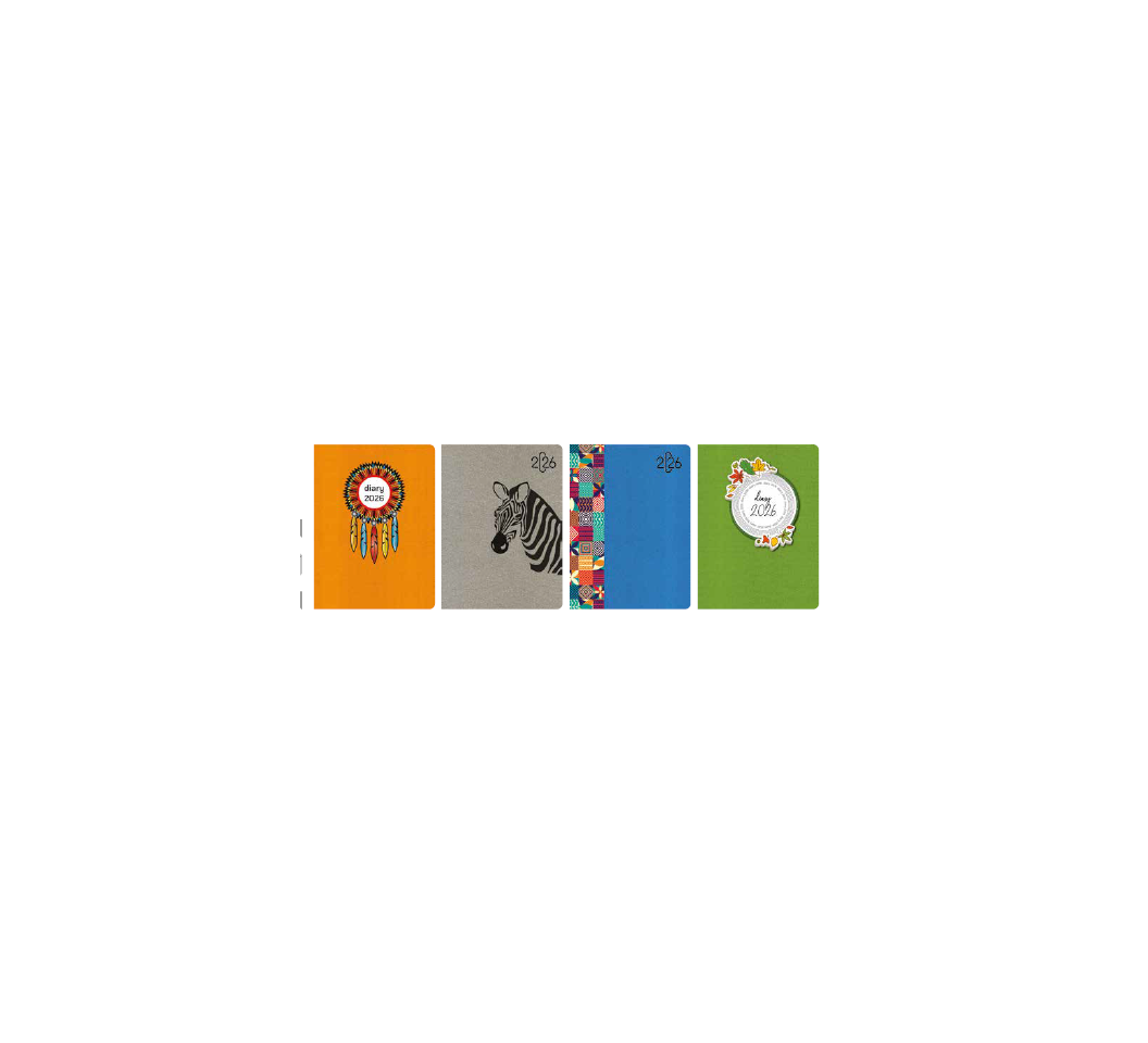 A5 PU Digital Transfer Branded Diary 2026 