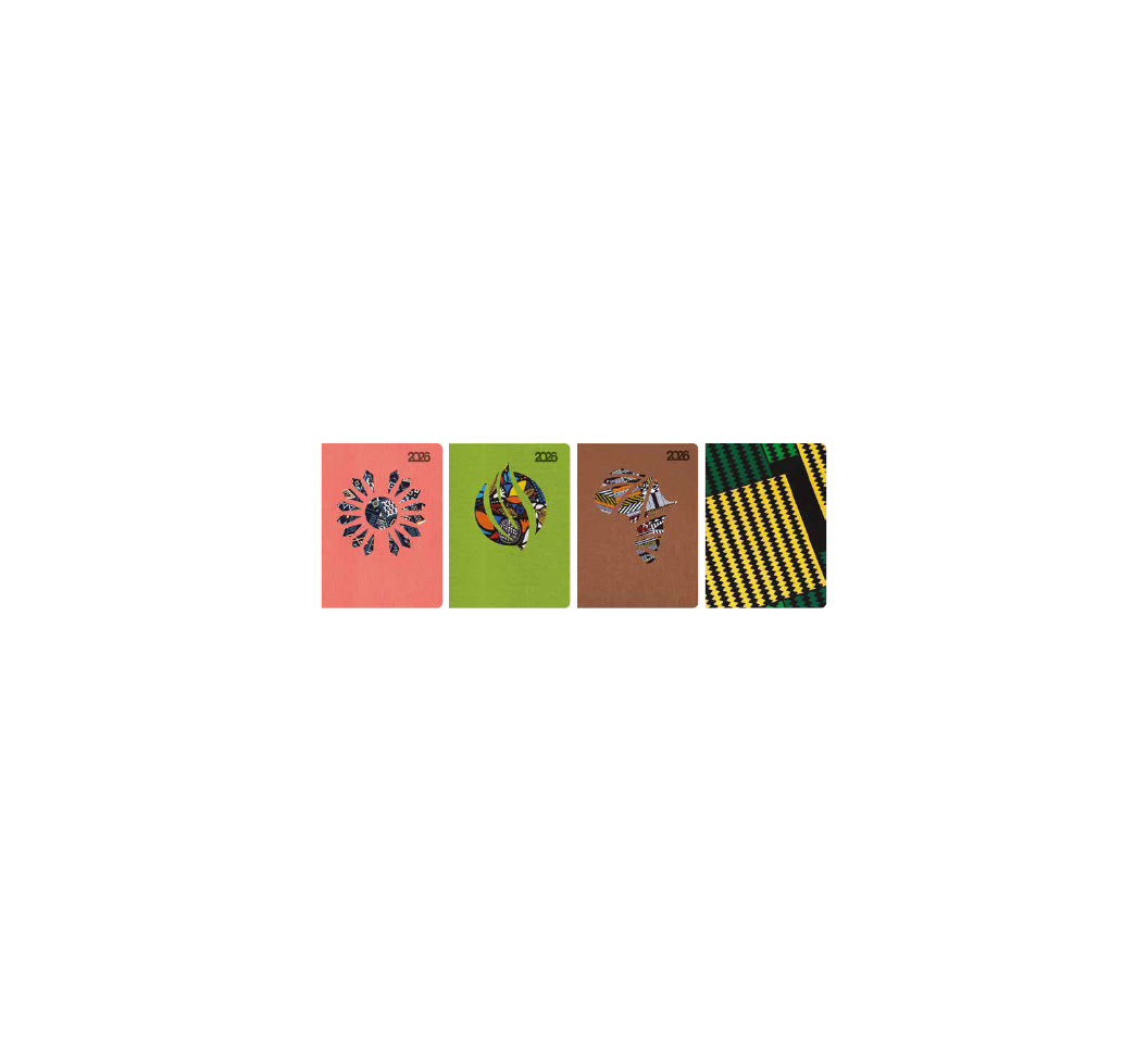 A5 Ankara Design Corporate Diary 2026 