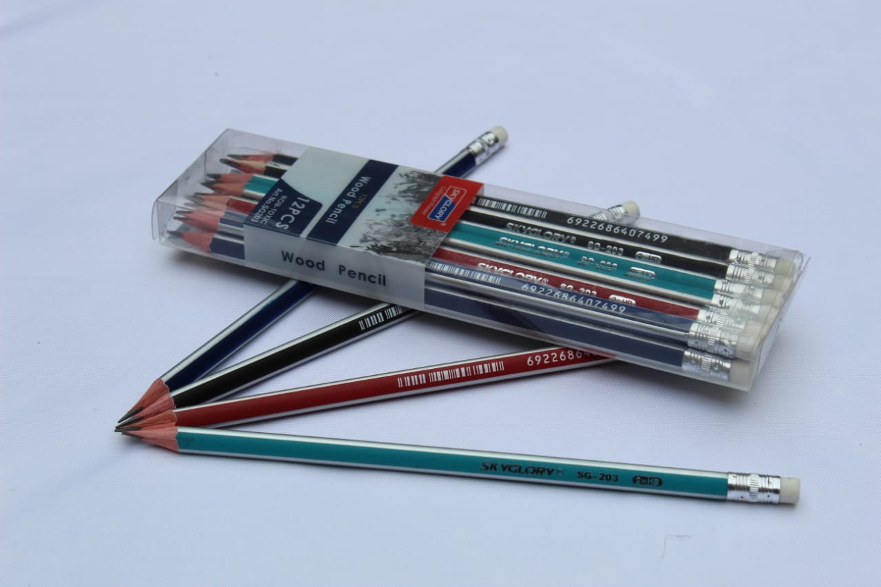 HB Graphite Writing Pencil with Eraser