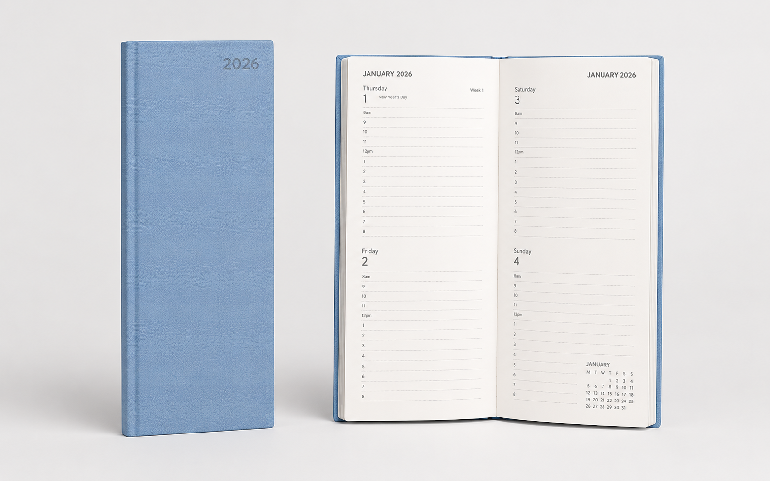 Corporate Slimline Pocket Diary 2026 