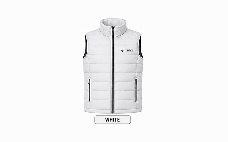 Branded Puff Jackets Sleeveless 