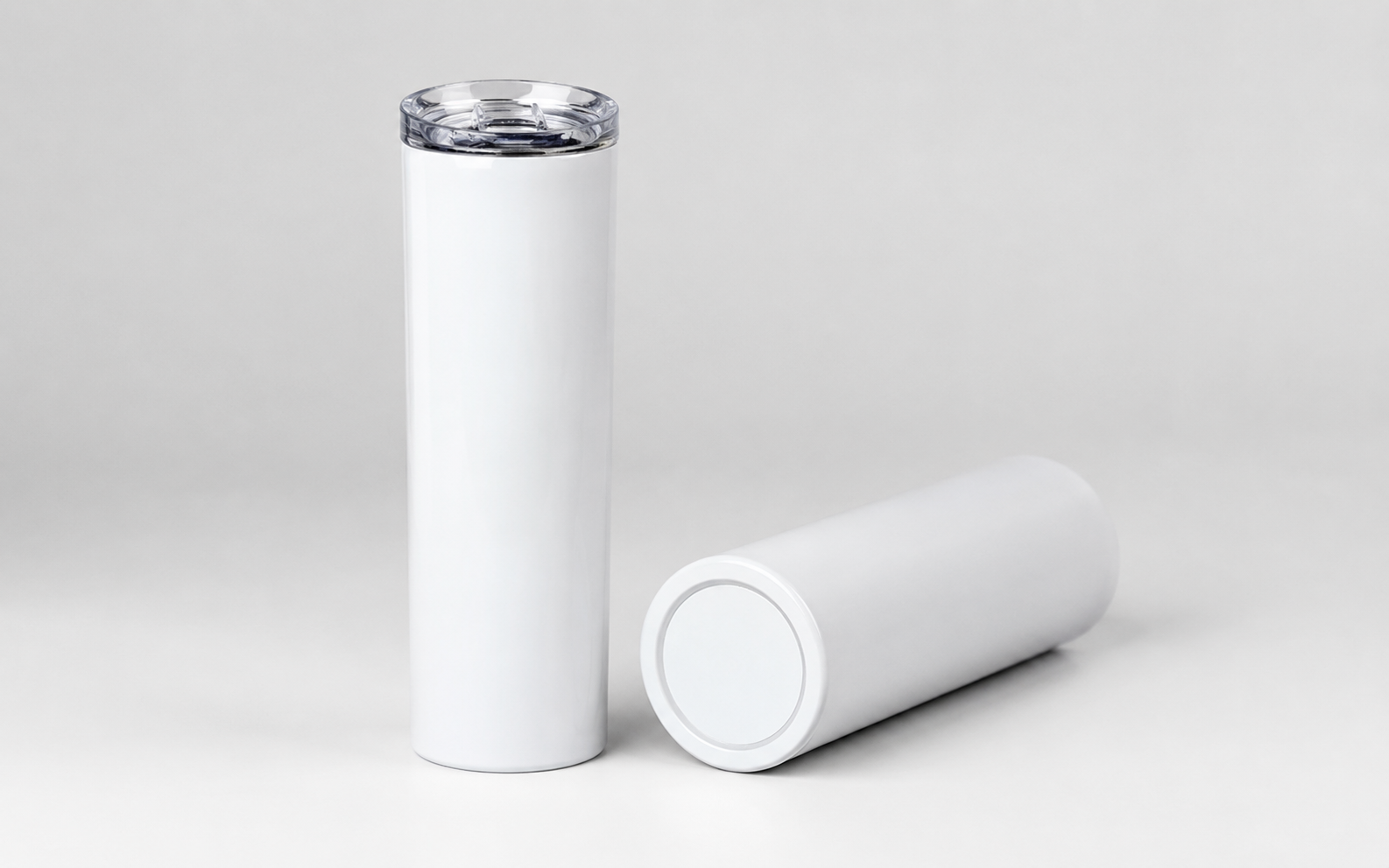 Long White Sublimation Tumbler 