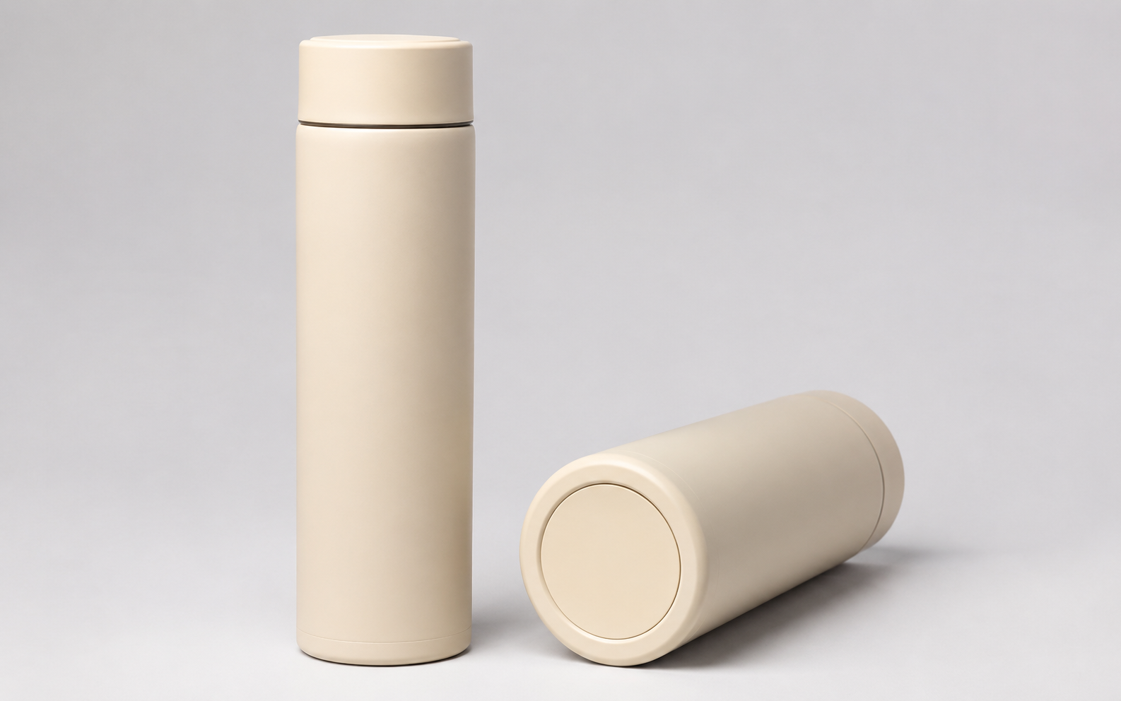 Cream Matte Flask, 500 ml 