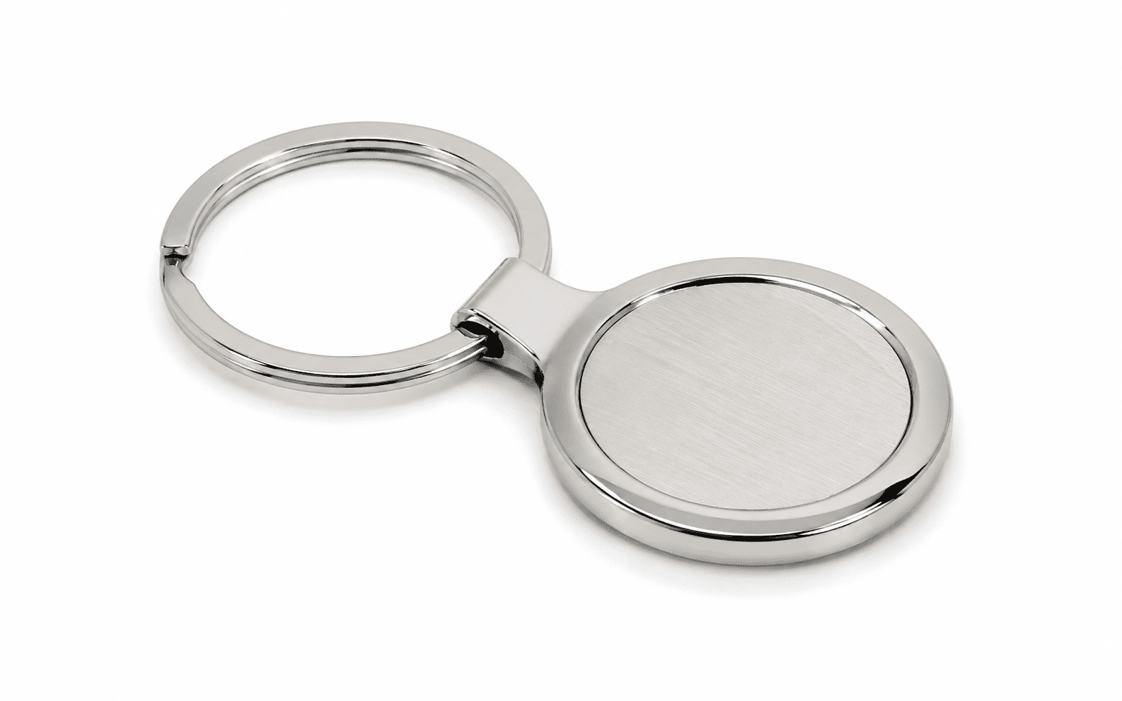Double-Sided Round Metallic Keyholder 