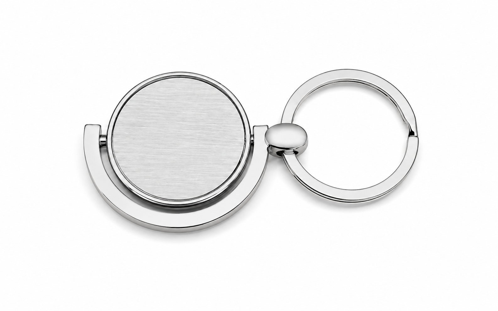 Double-Sided Half-Circle Metallic Keyholder 
