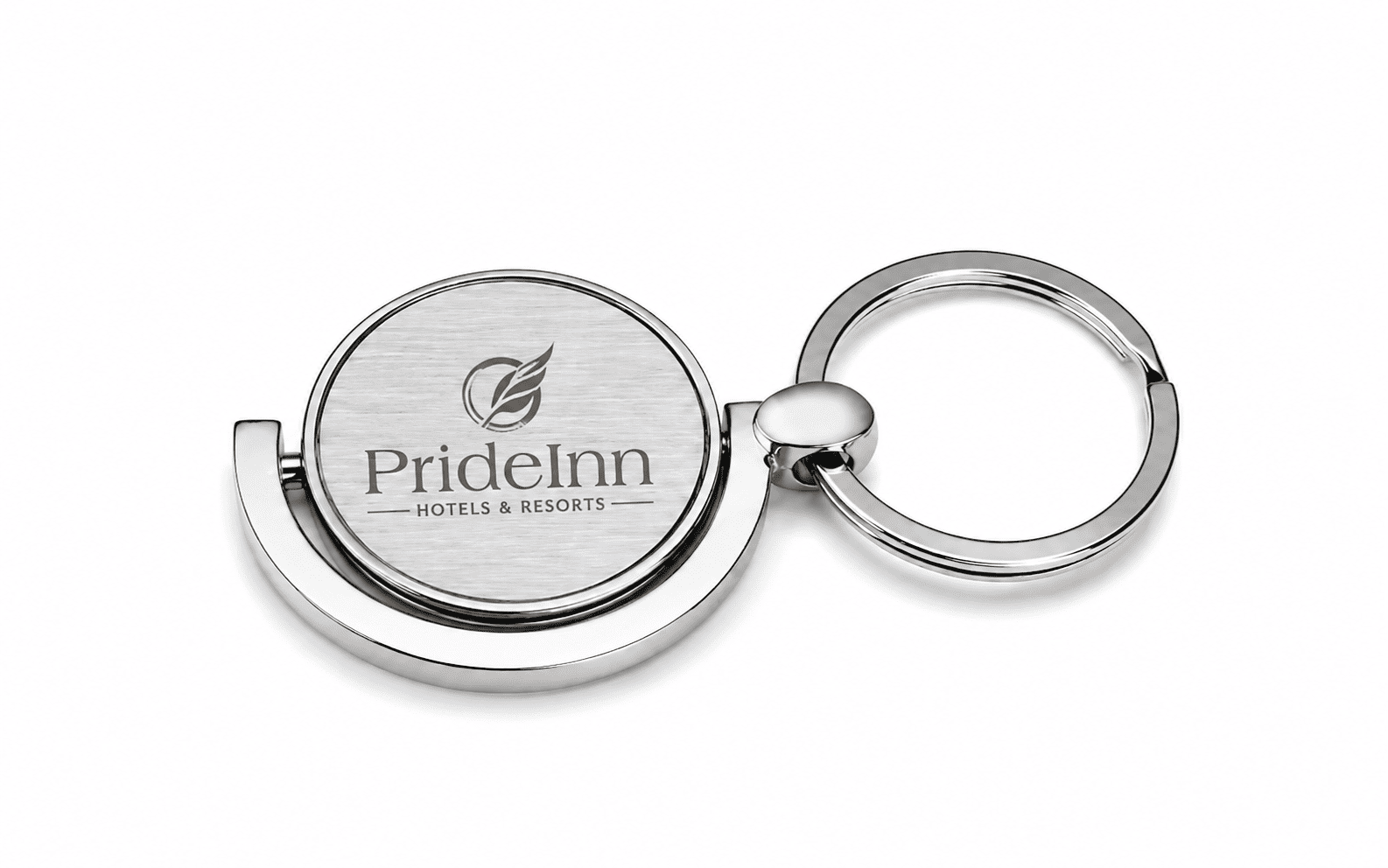 Double-Sided Half-Circle Metallic Keyholder 