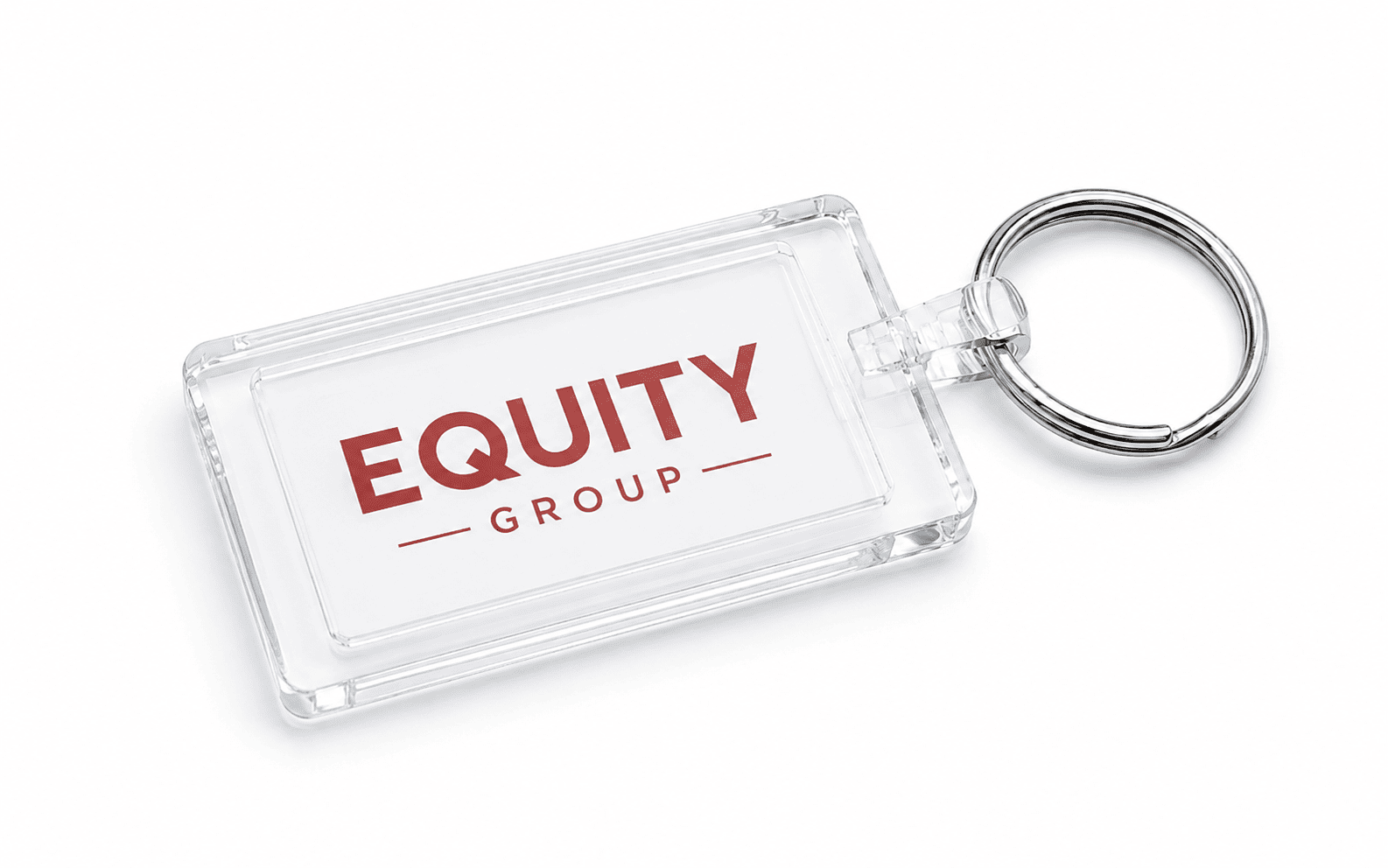 Rectangular Plastic Keyholder, Approximately 6.2 cm 