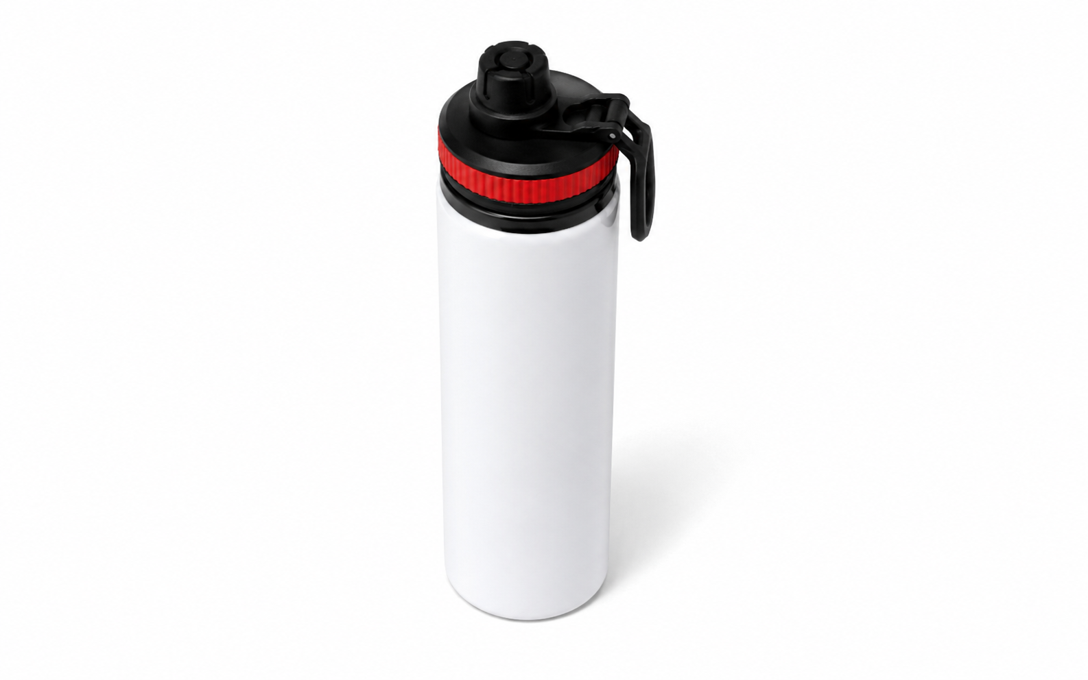 Small-Ring Aluminium Water Bottle, 750 ml 