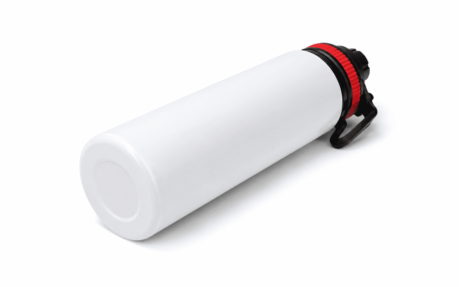 Small-Ring Aluminium Water Bottle, 750 ml 
