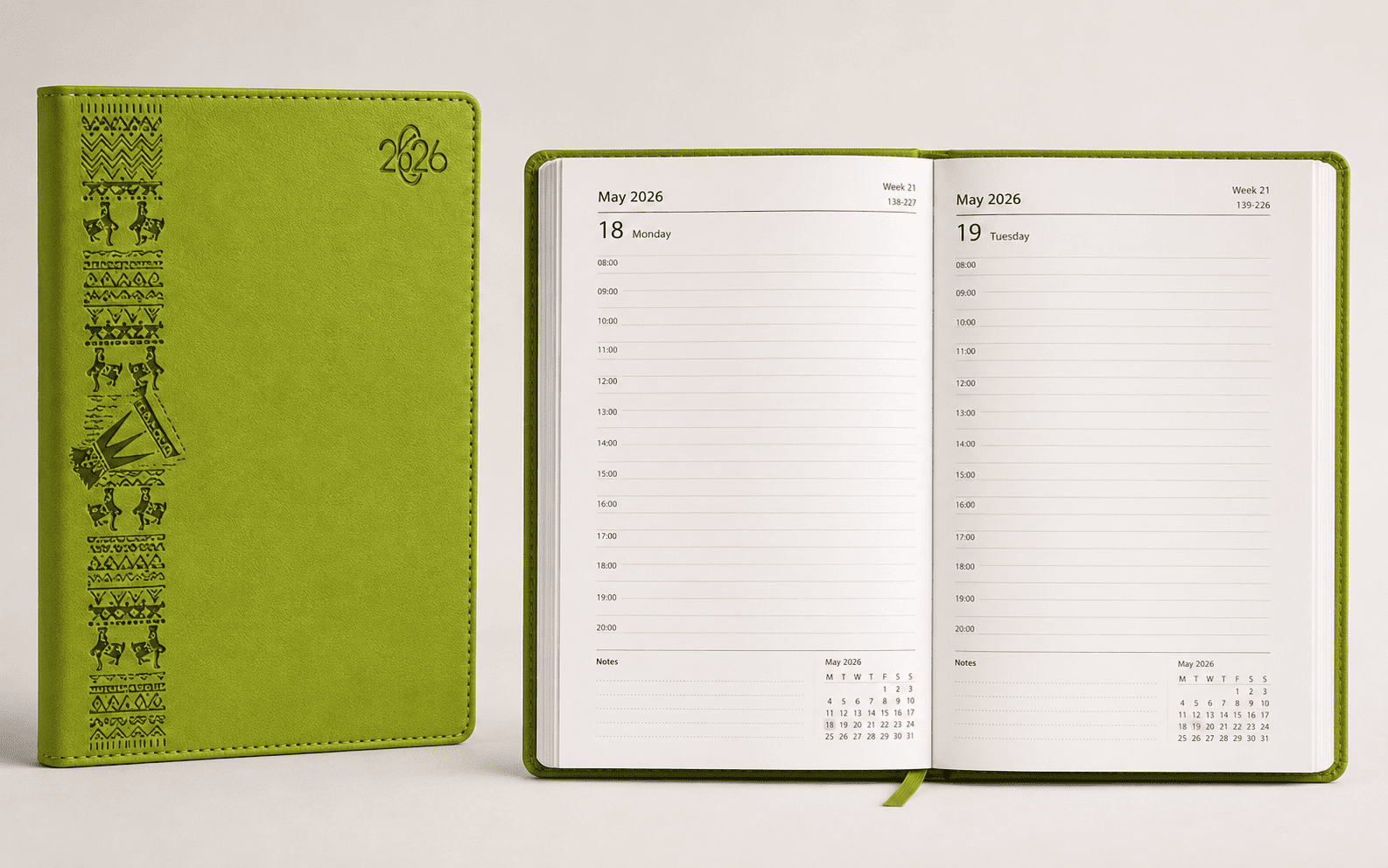A5 Debossed PU Corporate Diary 2026 