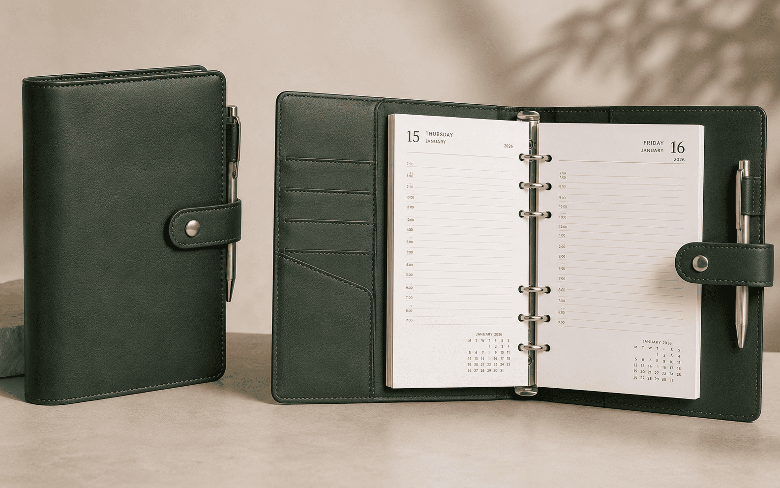 A5 Filofax-Style Refillable Organiser Diary 