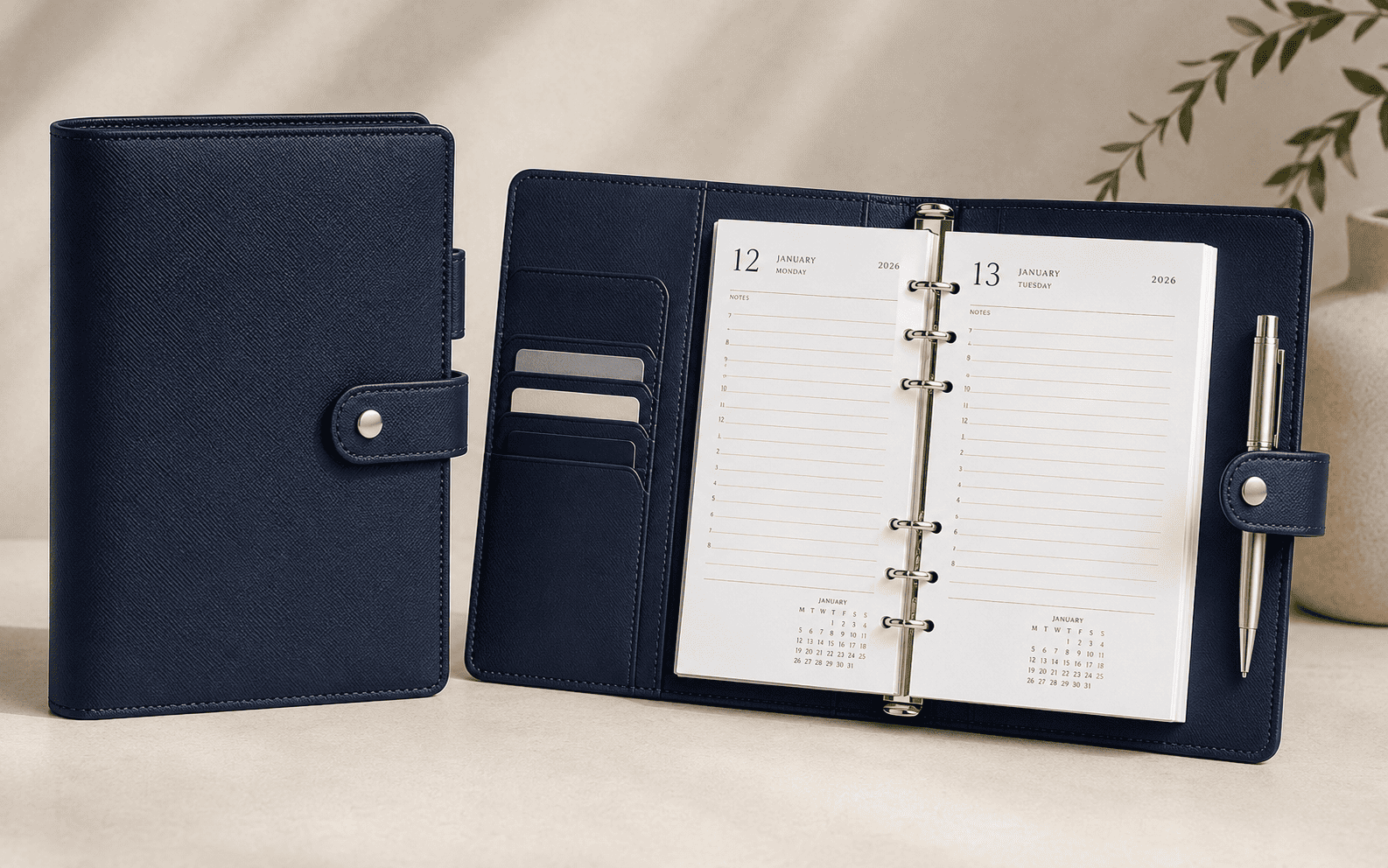 A5 Filofax-Style Refillable Organiser Diary 