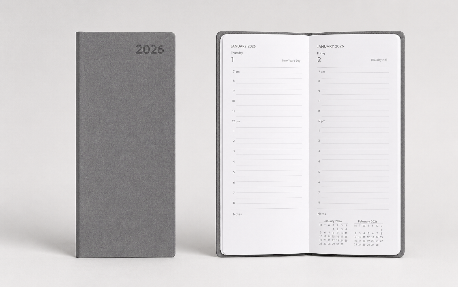 Corporate Slimline Pocket Diary 2026 