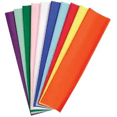 Assorted Crepe Paper - 50 x 200 cm