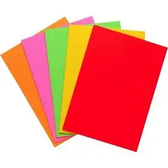 Coloured Construction Paper - 20 x 25 in, 250 Sheets
