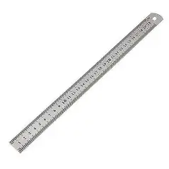 30 cm Stainless Steel Ruler - Metric Scale