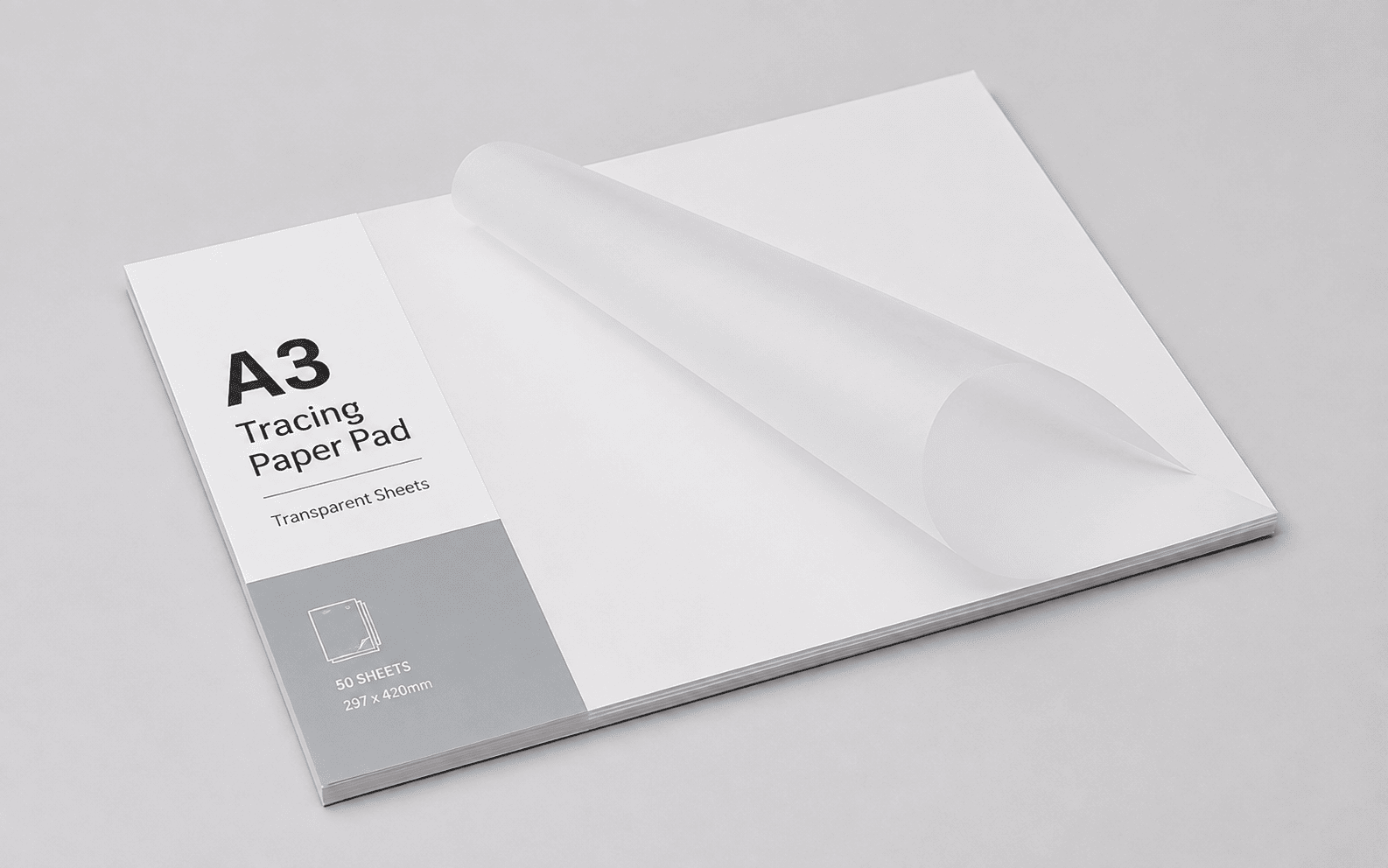 A3 Tracing Paper Pad - Transparent Sheets